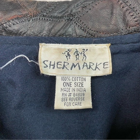 Shermarke Vintage Coat Adult One Size Gye Nyame Ghana Adrinka Symbol Collared - Picture 12 of 16